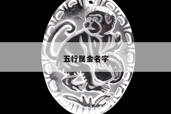 五行属金名字