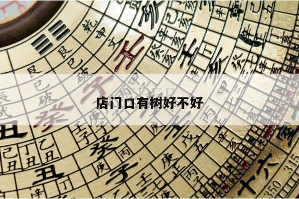 店门口有树好不好