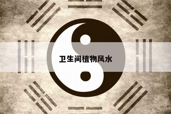 卫生间植物风水