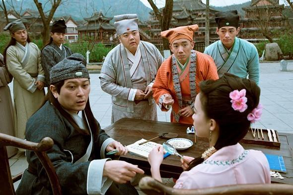 唐伯虎冲上云霄,