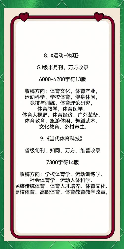 中国省级体育类期刊,中国省级体育类期刊有哪些